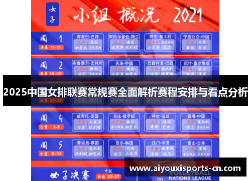 2025中国女排联赛常规赛全面解析赛程安排与看点分析